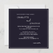 Romantische Hochzeit in Schwarz (Rückseite)