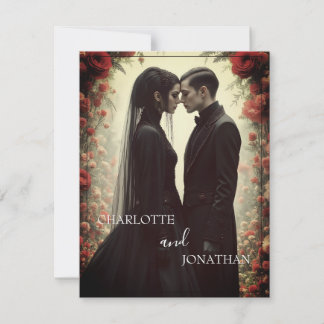 Romantische Hochzeit in Schwarz