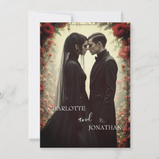 Romantische Hochzeit in Schwarz