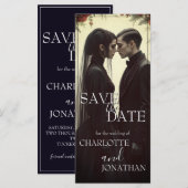 Romantische Hochzeit in Schwarz (Vorne/Hinten)