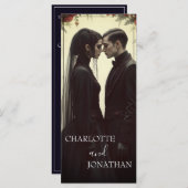 Romantische Hochzeit in Schwarz (Vorne/Hinten)