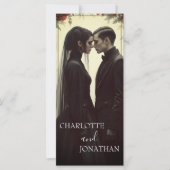 Romantische Hochzeit in Schwarz (Vorderseite)