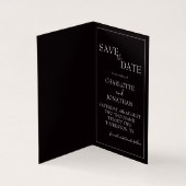 Romantische Hochzeit in Schwarz (Innenseite)