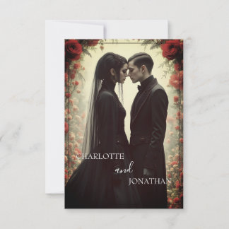 Romantische Hochzeit in schwarzer Eleganz