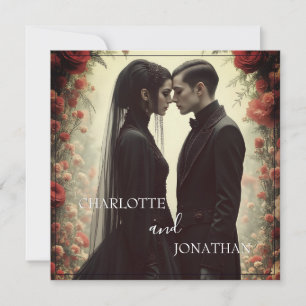 Romantische Hochzeit in schwarzer Eleganz