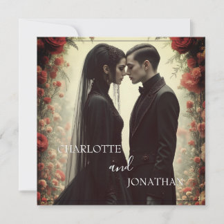 Romantische Hochzeit in schwarzer Eleganz