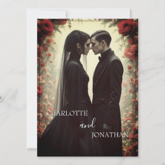 Romantische Hochzeit in schwarzer Eleganz