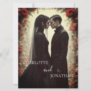 Romantische Hochzeit in schwarzer Eleganz