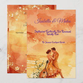 Romantische Hochzeit Isabella & Mateo Save The Date