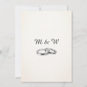 Romantische Hochzeit mit Gold und Eukalyptus Save The Date (Rückseite)