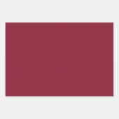 Romantische Hochzeit mit Roter Creme Geschenkpapier Set (Vorderseite 2)