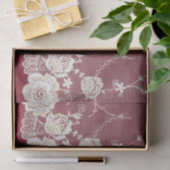 Romantische Hochzeit mit Roter Creme Seidenpapier (Geschenk)