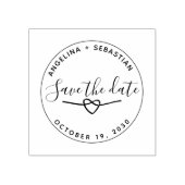 Romantische Hochzeit rettet das Datum Gummistempel (Prägung)