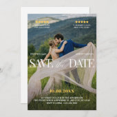 Romantische Hochzeit Save The Date (Vorne/Hinten)