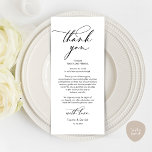 Romantische Hochzeit Vielen Dank Platzierung Karte<br><div class="desc">Die perfekte Touch für Ihren Hochzeitsempfang - unsere romantische Schwarz-Weiß-Hochzeitsfeier Danke Place Setting Cards mit dem Kartentitel "Danke" ! Diese Karten sind so konzipiert, dass Sie jeden Gast an Ihrem besonderen Tag herzlich willkommen heißen. Sie sind der ideale Weg, um Ihren Tischen eine persönliche Touch hinzuzufügen. Diese Orts-Einstellungskarten sind einfach...</div>