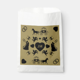 Romantische Hochzeit von Pferd und Kart Geschenktütchen