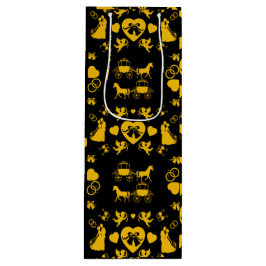 Romantische Hochzeit von Pferd und Kart Geschenktüte Für Weinflaschen