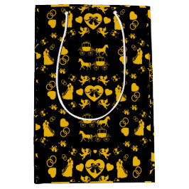 Romantische Hochzeit von Pferd und Kart Mittlere Geschenktüte