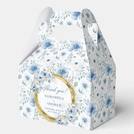 Romantische Hochzeit von Watercolor Pastel Blue Go Geschenkschachtel