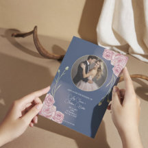 Romantische Hochzeit zwischen Navy und Blush Pink