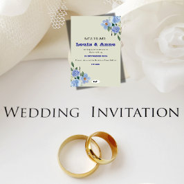Romantische Hochzeitsankündigung Save The Date