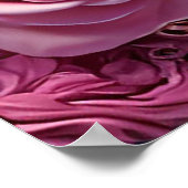 Romantische Hochzeitscoule in eleganten Rahmen Poster (Ecke)