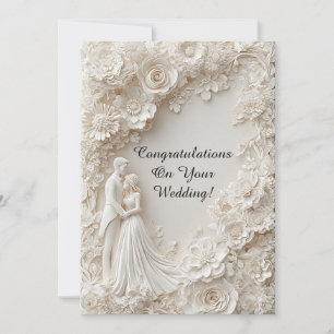 Romantische Hochzeitseinladung Braut Bräutigam Sil Einladung