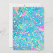 romantische Hochzeitseinladung Einladung (Rückseite)