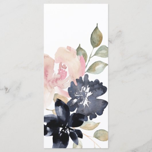 Romantische Hochzeitsfeier der Marine Programm (Rückseite)