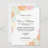 romantische Hochzeitsfeier Einladung (Vorderseite)