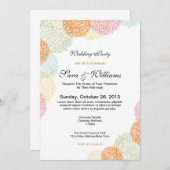 romantische Hochzeitsfeier Einladung (Vorne/Hinten)