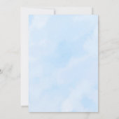 Romantische Hochzeitsfeier Einladung (Rückseite)