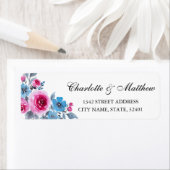 Romantische Hochzeitsfeier mit Wasserfarben - Rück (Insitu)