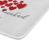 Romantische Hochzeitsgeschenke Schneidebrett (Ecke)