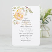 Romantische Hochzeitsinitiativen im Wasser der Flo Einladung (Stehend Vorderseite)