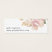 Romantische Hochzeitskanzlei der Marine Florals (Rückseite)