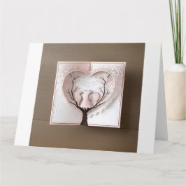 Romantische Hochzeitskarten zum Feiern von Liebe u Karte