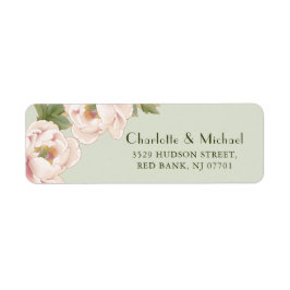 Romantische Hochzeitssaison & Blush Peony Rücksend