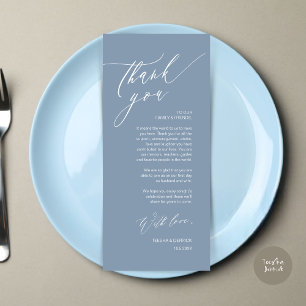 Romantische Hochzeitsumgebung Dankeschön Karte