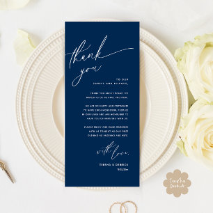 Romantische Hochzeitsumgebung Dankeschön Karte