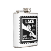 Romantische Holder 13. Hochzeitstag Flachmann (Rechts)