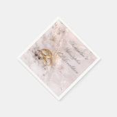 Romantische hübsche Eleganz Serviette (Ecke)