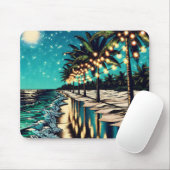 Romantische Hübsche Küstenkunst Mousepad (Mit Mouse)