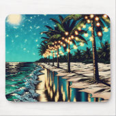 Romantische Hübsche Küstenkunst Mousepad (Vorne)