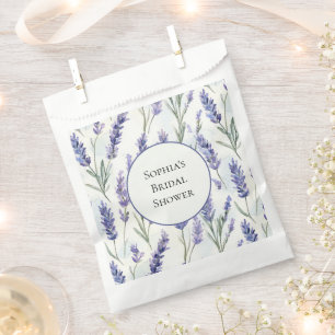 Romantische hübsche Lavendel-Lila-Blumen Geschenktütchen
