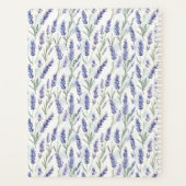 Romantische hübsche lila violette Blumen Planer (Rückseite)