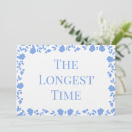 Romantische Hübsche Song-Namen Tafelkarten Einladung