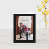 Romantische humorvolle Valentine Wanderung zur Küh Karte (Gelbe Blume)