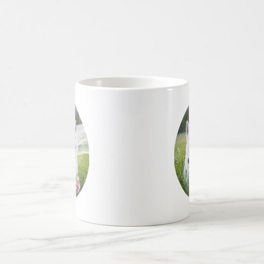 Romantische Hunde verheiratet Kaffeetasse (Mittel)