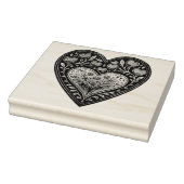 Romantische Impressionen: Gouache Valentine Hearts Gummistempel (Stempel)